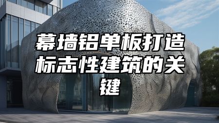 幕墙铝单板打造标志性建筑的关键