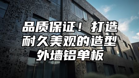 品质保证！打造耐久美观的造型外墙铝单板