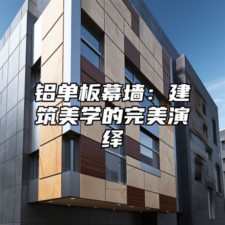 铝单板幕墙：建筑美学的完美演绎