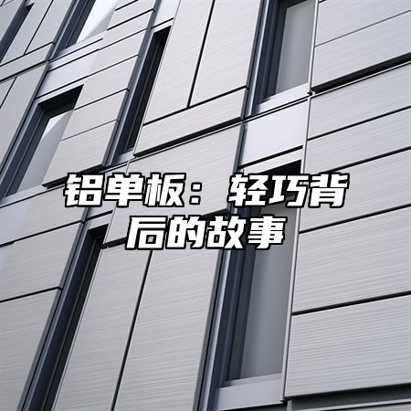 铝单板：轻巧背后的故事