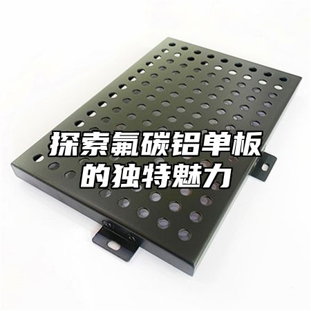 探索氟碳铝单板的独特魅力