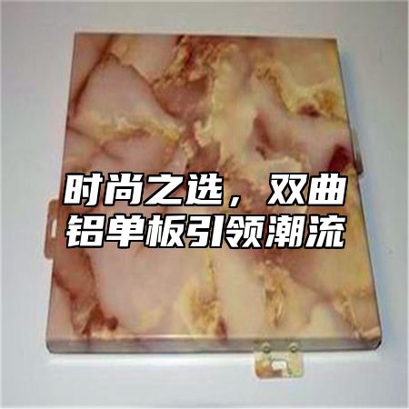 时尚之选，双曲铝单板引领潮流