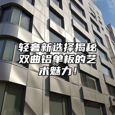 轻奢新选择揭秘双曲铝单板的艺术魅力！