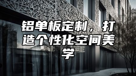 铝单板定制，打造个性化空间美学