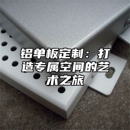 铝单板定制：打造专属空间的艺术之旅