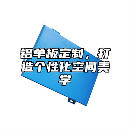 铝单板定制，打造个性化空间美学