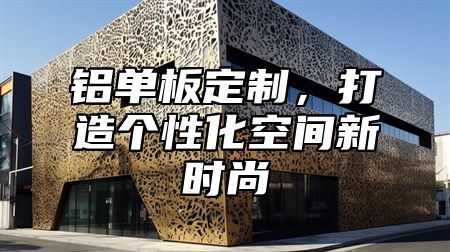 铝单板定制，打造个性化空间新时尚
