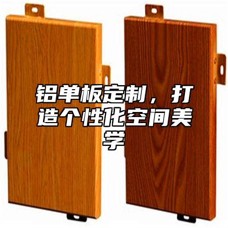 铝单板定制，打造个性化空间美学