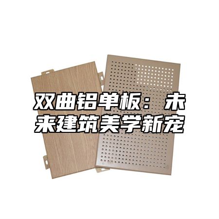 双曲铝单板：未来建筑美学新宠