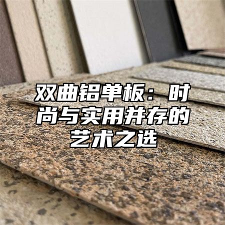 双曲铝单板：时尚与实用并存的艺术之选