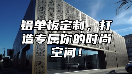 铝单板定制，打造专属你的时尚空间！